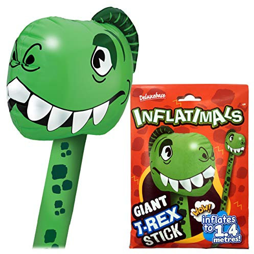 Deluxebase Inflatimals Aufblasbare Tiere, T-Rex, riesiges aufblasbares Spielzeug, Dinosaurier, tolles Geschenk für Kinder oder als Dekoartikel für Kindergeburtstage