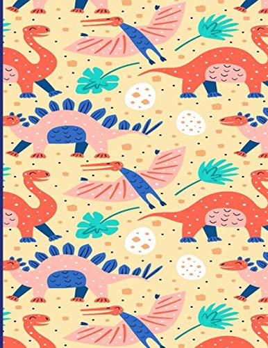 Dinosaur - Fantastic Fun Beasts College Ruled Notebook: Composition Notebook For Notes, Writing, Essays, Doodling, Gifts and more!