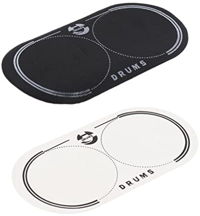 2 Double Bass Drum Patch für Drumheads Kick Percussion Schutzzubehör