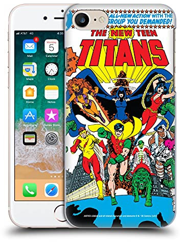 Head Case Designs Offizielle Justice League DC Comics Neue #1 Gruppe Teen Titans Comic-Kunst Harte Rueckseiten Handyhülle Hülle Huelle kompatibel mit Apple iPhone 7/8 / SE 2020 & 2022