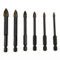 6-teiliges Bohrer-Set, Hartmetall, Glas, Fliesen, Bohrer-Set, 4, 5, 6, 8, 10, 12 mm, Steinbohrer-Set für Porzellan, Keramik, Fliesen, Beton, Ziegel, Wand, Glas, Spiegel, Kunststoff, Mauerwerk und Holz