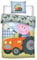 Aptex Baumwolle Bettwäsche 135x200 + 80x80 cm Peppa/glänzt im Dunkeln/