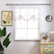 SMITHOOM 1 Panel Voile Roman Blinds Exquisite Butterfly Embroidered Sheer Curtains for Kitchen Bathroom Balcony Dining Room Pink 80x120cm