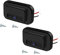 Hoembpn 4,8A Auto Dual USB Ladegerät Steckdose,12V/24V Wasserdicht USB Ladebuchse Panel für Marine LKW SUV ATV(2 Stück)