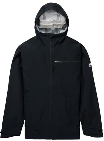 Burton - Jacke Veridry 2,5 l Rain Schwarz Herren – Größe M – Schwarz, Schwarz