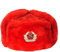 MARUI USCHANKA ROT Russland FELLMÜTZE WINTERMÜTZE SCHAPKA Ushanka SCHAPKA FLIEGERMÜTZE PELZMÜTZE (57)