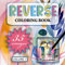 Reverse Coloring Book: Color in Reverse Coloring Book - Draw and Trace on Watercolor Animals, Landscapes and Abstract Designs