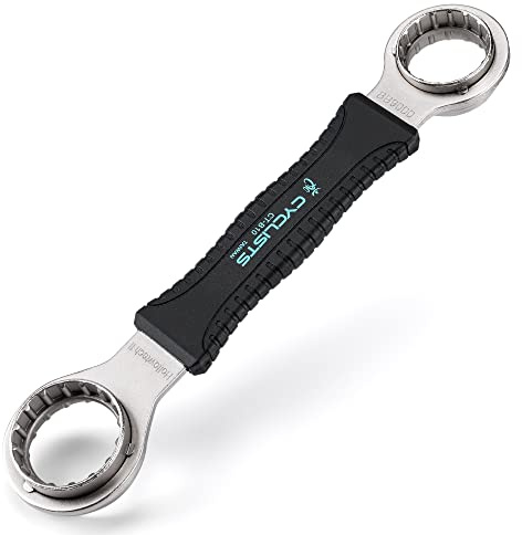 cyclists Bike Crank Puller & Bottom Bracket Removal Tool - Bike Tools with Long Handle - Crank Remover, Bottom Bracket Tool, Professional Bicycle Repair Kit