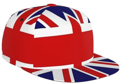 Baseball Caps Dad Hats Adjustable Size Outdoor Activities All Seasons Unisex Baseball Cap Firefighter Axe Red Line Flag, Uk Flag, One size