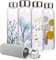 Reeho 0.5 Litre Glass Water Bottle 0.5L Borosilicate Glass Water Bottle with Neoprene Case and Stainless Steel Cap 500 ml