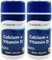 2 x Calcium & Vitamin D Tablets, 200 Tablets – High Strength Supplement for Bone Health, Immune Support & Muscle Function – Vegetarian, Easy-to-Swallow – Essential Daily Calcium and Vitamin D3.