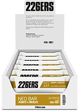 226ERS Neo Proteinriegel, Proteinriegel, Schokolade 1 x 50 g | 24 g Eiweiß und wenig Zucker, schokoladenüberzogen, glutenfrei, ideal als Snack und Muskelregeneration