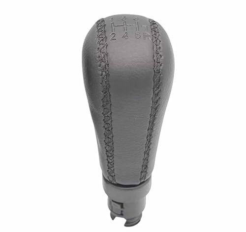 MINGRUILIHAI Auto Schaltknauf Abdeckung für Volvo S60 S80 V70 XC70, Schalthebel Handball Manuelle Schalthebelknauf Anti-Rutsch Schutz Dekoratives Zubehör,B/6 Speed