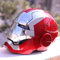 VIERNRG 1 / 1MK5 Live-Action Iron-mans Mask Helmet Voice Control/Manual Opening/Closing/Remote Control Cosplay Wearable Model Includes Platform, Helmet-One Size, Red