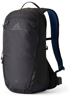 Gregory Cloud Control - Kiro 20 - Tagesrucksack, 50 cm, 20 L, 0.66 KG, Leichter Tagesrucksack zum Wandern, kompatibel mit Trinksystem, flexibler Hüftgurt, Schwarz (Alpine Black)