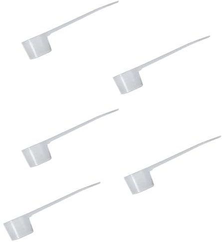 5 PCS Measuring Scoop Set, Durable Reusabl 5g Scoop, Plastic Protein Scoops with Scale 2g 3g 4g Dishwasher Safe, for Cooking Baking Powders Liquids Healthcare Granules Transparent