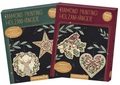Diamond Painting Holzanhänger: Magic Winter