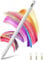 Topipop Stift für iPad (2018-2025), Ultraleicht Pencil für Apple mit Handflächenerkennung und hoher Präzision, mit Apple iPad 6.–10./A16.Generation, Pro 11/12,9/13, Air 3/4/5/M2/M3, Mini 5/6(WH1)