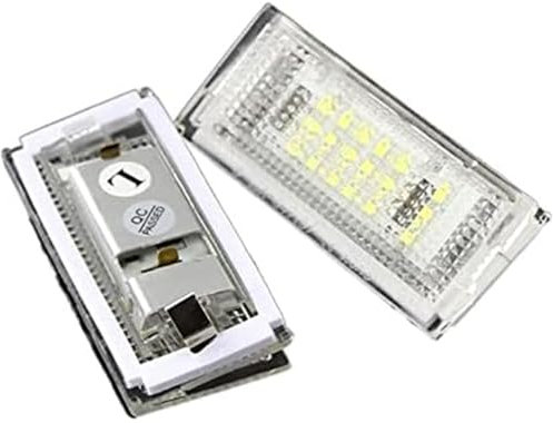 Vuzmode , for BMW, E46 4D 1998-2003 2PCS 12V LIGHT Number License Plate Light Lamps White LIGHT Car No Error Car License Plate Lights Car Plate Illumination