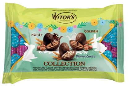 Ovetti Cioccolato Collection Witor's Assortiti Latte e Fondente Busta 450 g