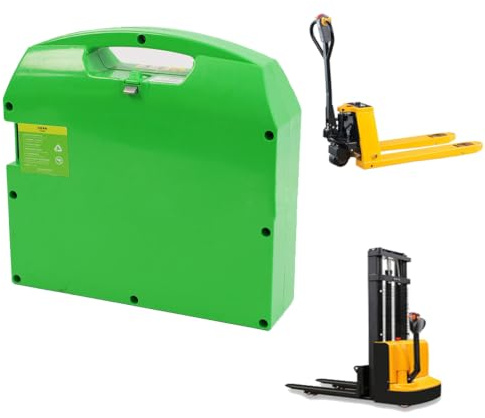 JHKJ 24V 20Ah 30Ah 40Ah 60Ah Akku für Elektrogabelstapler, 48V 20Ah 30Ah Lithium-Eisenphosphat-Akku für Hubwagen, Staplermotor,B,24V 20Ah