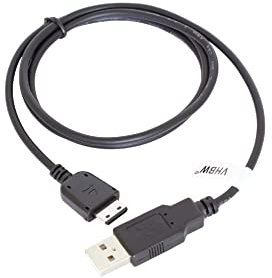 vhbw Câble USB de charge/données compatible avec Samsung SGH-F250, SGH-F300, SGH-F330, SGH-F400, SGH-F480, SGH-F480i, SGH-F480v, SGH-F490