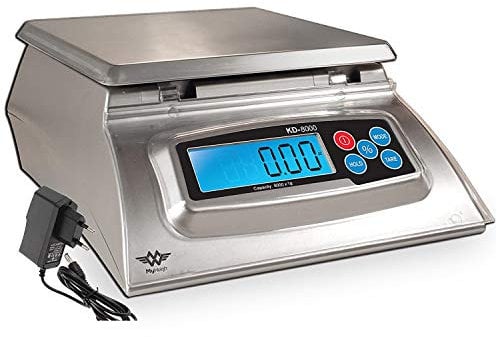 My Weigh Balance de cuisine KD8000 avec pourcentages, EU Adaptor
