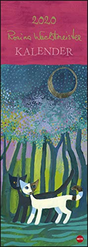 Rosina Wachtmeister Vertical - Kalender 2020 - Heye-Verlag - Wandkalender mit Gold- und Silberprägung - 24 cm x 69 cm