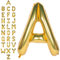 Große Mylar Folie Helium Brief Luftballons 40 Zoll Gold Luftballons Alphabet Buchstaben für Geburtstag Brautdusche Jubiläumsdekorationen(Letter A)