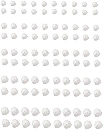 20x SCHUTZKAPPEN M5 BIS M30 Weiß HUTMUTTERN SECHSKANTSCHRAUBEN ABDECKKAPPEN FÜR SCHRAUBE KAPPE AUTO MÖBEL ABDECK MUTTERN (M12 / Hex 19mm)