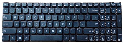 fqparts Replacement Teclado portátil para For ASUS A541 A541NA A541SA A541SC A541UA A541UV Negro Versión Estadounidense