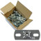 Stabilo-Sanitaer 25x Montageplatte M10 Grundplatte 80 x 30 x 3 mm verzinkt Gewindeplatte Gewindefuß Befestigungsmaterial