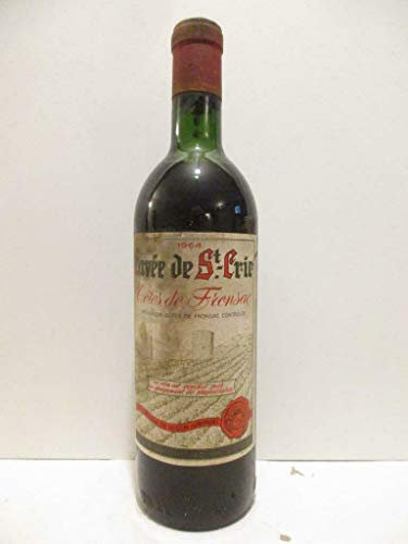 fronsac cuvée de saint-cric rouge 1964 - bordeaux