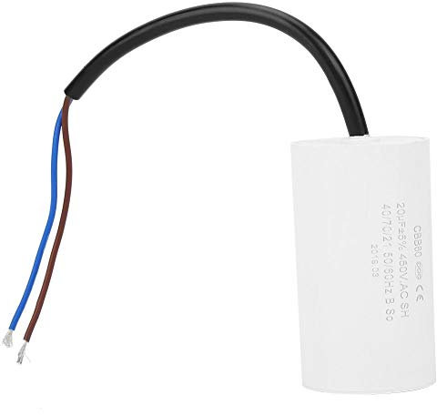 Motorstartkondensator, 20uF 450V CBB60 Betriebskondensator Motor Maschinenlaufkondensator für Luftkompressor, 50/60 Hz