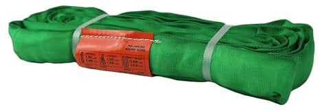 ATERET Powerlift Green Polyester Endless Round Sling - 6 Feet Length, 5,300 lb. Vertical Capacity, 10,600 lbs Basket - Heavy Duty Poly Lifting Sling