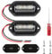 Chudian 2 Pieces LED Number Plate Lamp, 12V/24V License Number Plate Light Waterproof Rear License Plate Light Universal Car Led Number Plate Light for Trailer Truck