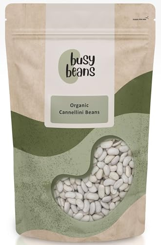Organic Cannellini Beans -Certified Organic- by Busy Beans Organic (500g)