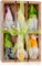 BRUBAKER 6er Set Dekoanhänger Gnom aus Holz und Strick - Lustige Osteranhänger Zwerge mit Bart - Bunte Frühlingsdekoration Osterdeko - ca. 10 cm Osterschmuck in Geschenkbox