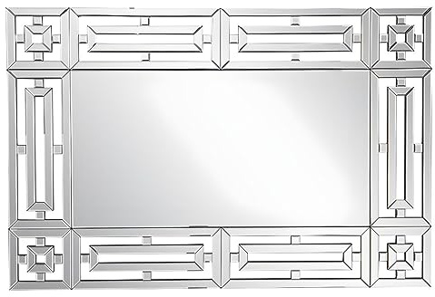 Vente-unique-Wandspiegel - Edelstahl - 120 x 80 cm - LOAYE