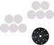 Bosch Professional 10x Expert M480 Schleifnetz (für Hartholz, Farbe auf Holz, Ø 150 mm, 5x Körnung 120, 5x Körnung 180, Zubehör) + 2 Stück Schleiftellerschoner (Ø 150 mm, Zubehör)