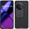 Miimall Compatible with OnePlus 11 Case, Slide Camera Lens Protector Premium TPU Frame + PC Backplane Shell Anti-drop Anti-scratch Full Coverage Bumper Protective Cover for OnePlus 11-Black