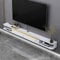 Meuble TV Flottant, Étagère TV Murale en Bois Massif, pour Stocker Lecteur DVD Blu-Ray Boîte de Télévision par Satellite Boîte de Câble Consoles de Jeux/A / 100cm