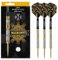 Harrows Assassin Tungsten Pro Darts | Steeldarts-Set mit Tragetasche | 18–40 g, alle Gewichte | Inklusive Alamo-Schäfte, 100-Mikron-Prime-Flights und Reiseetui