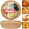 Air Fryer Paper Liners, 100PCS Non-stick Oil Resistant Air Fryer Parchment Paper Liners, 8 Inch Air Fryer Liners Disposable, Round Airfryer Liners for 5-8QT Air fryer, Baking, Roasting Microwave