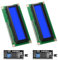 APKLVSR LCD I2C IIC Display Modul,16x2 Zeichen Display Modul mit I2C Schnittstelle kompatibel mit Raspberry Pi/Arduino(blauem Bildschirm)