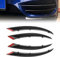 Auto Frontstoßstange Lippe Splitter Nebelscheinwerfer Verkleidung für Mercedes Benz C-Klasse Sport W205 C43 C63 AMG C180 C200 C250 C260 C300 2015-2018 Glänzend Schwarz Auto-Außenzubehör
