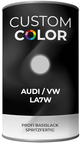 Custom Color Basislack für VW Audi LA7W 1 Liter konventionell Spritzfertig