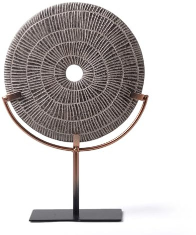 HAUCOZE Modern Skulptur Arts Abstrakte Dekor Bildschirm Geschenk Tisch Statue Figuren Polyresin 34cm