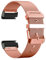 Métal Bracelets pour Garmin Forerunner 235/230/220/620/630/735XT Bracelet de Montre, Milanais Maille avec Fermoir Réglable en Acier Inoxydable Bande de Rechange avec Garmin Forerunner 235 Sangle (4)