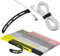 Nearockle 35Pcs Silikon Wiederverschließbar Kabelbinder, Wiederverwendbare Kabel Organizer Klein Kabelmanagement für Ladekabel Kopfhörer Computer Draht, Reisezubehör (Mehrfarbig，13cm)